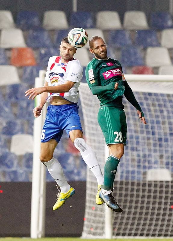 Football. T-Mobile Ekstraklasa. Podbeskidzie Bielsko Biala - Slask Wroclaw. 03.10.2014
