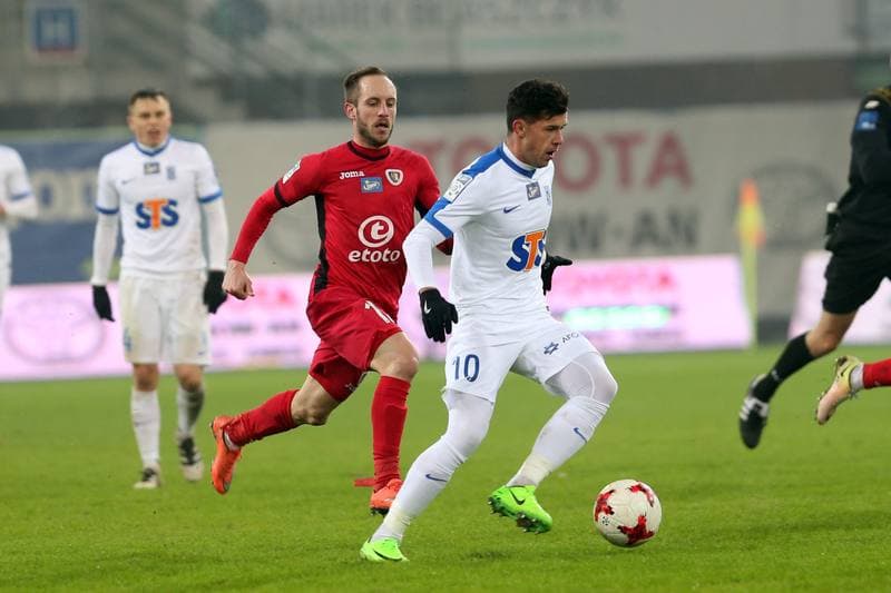Football. Lotto Ekstraklasa. Piast Gliwice - Lech Poznan. 18.02.2017