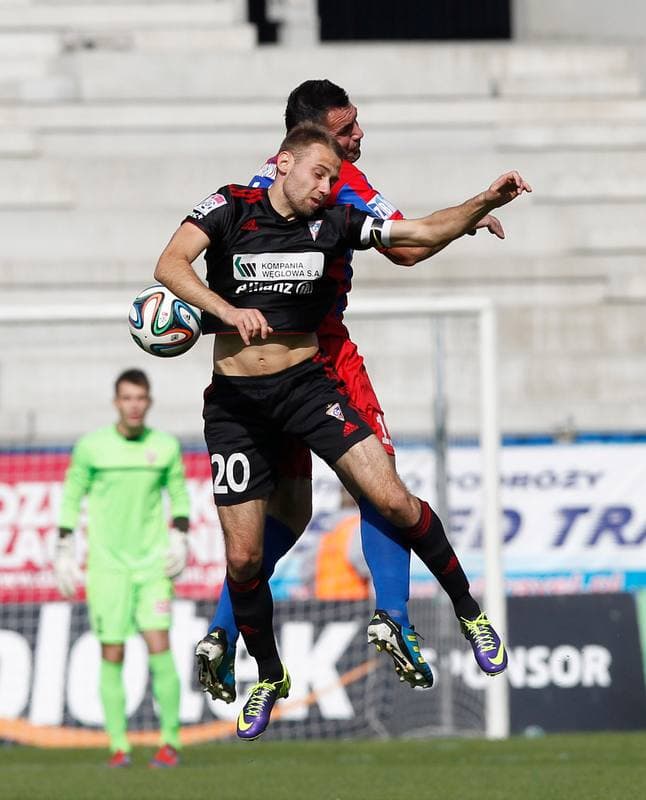 Football. III Liga. Gornik II Zabrze - Polonia Bytom. 05.10.2014