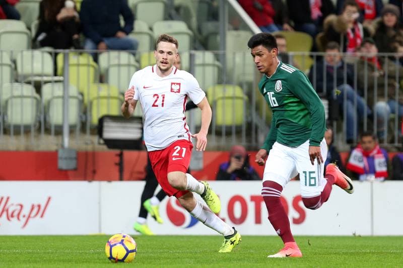 Football. International Friendly. Poland - Mexico. 13.11.2017