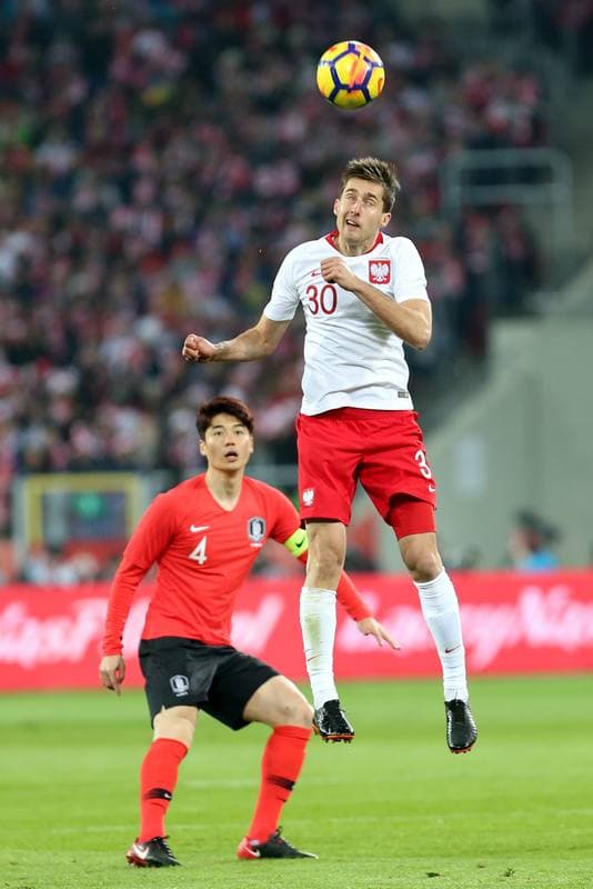 Football. International Friendly. Poland - South Korea. 27.03.2018