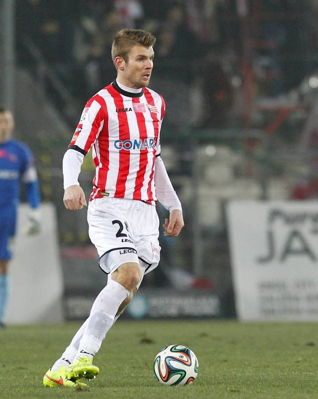Football. T-Mobile Ekstraklasa. Cracovia Krakow - Jagiellonia Bialystok. 06.12.2014