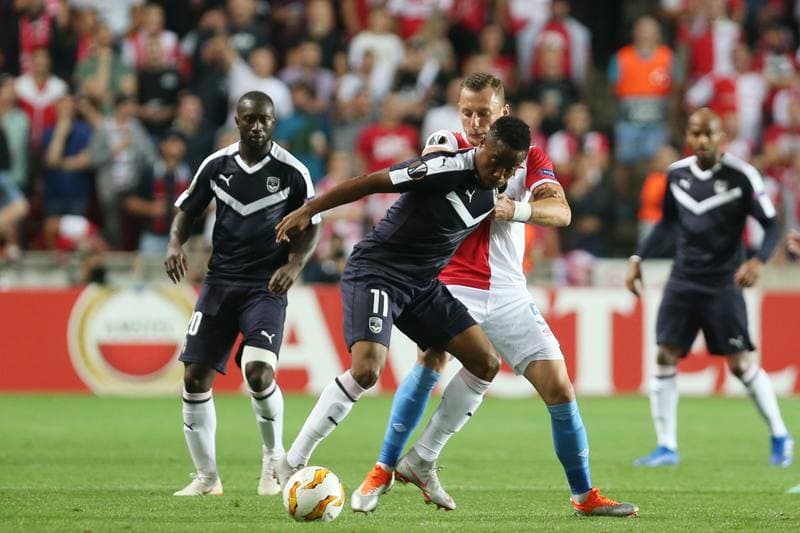 Football. UEFA Europa League. Slavia Prague - Girondins Bordeaux. 20.09.2018