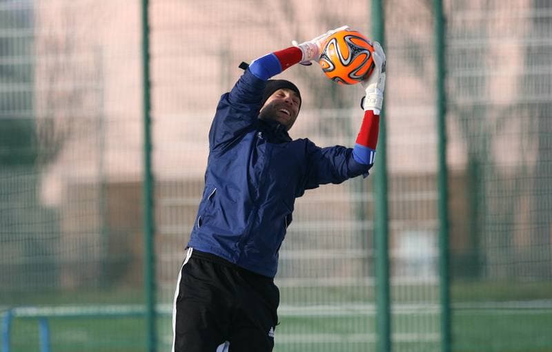Football. Piast Gliwice. Training. 08.01.2015