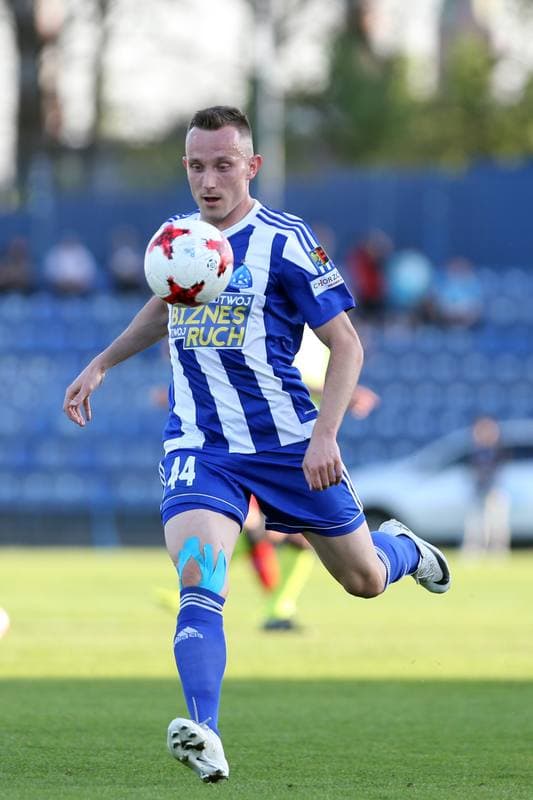 Football. Nice I Liga. Ruch Chorzow - Pogon Siedlce. 20.04.2018