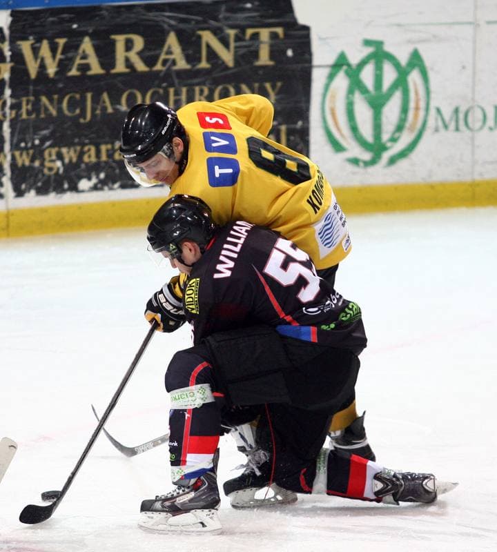 Ice Hockey. Polska Hokej Liga. HC GKS Katowice - Ciarko KH Sanok. 09.01.2015