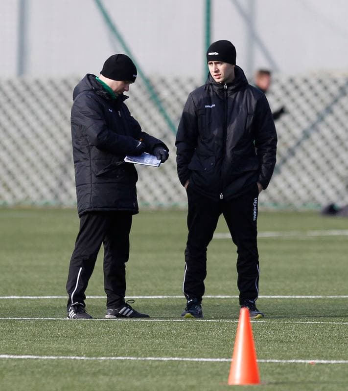 Football. GKS Katowice. Training. 19.01.2015
