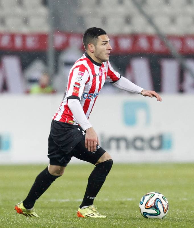Football. T-Mobile Ekstraklasa. Cracovia Krakow - Piast Gliwice. 13.03.2015