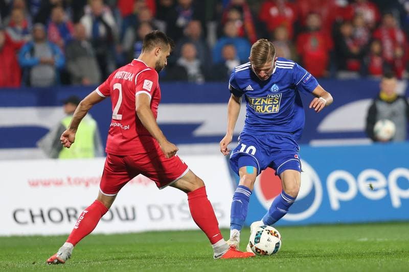 Football. II Liga. Ruch Chorzow - Widzew Lodz. 20.10.2018