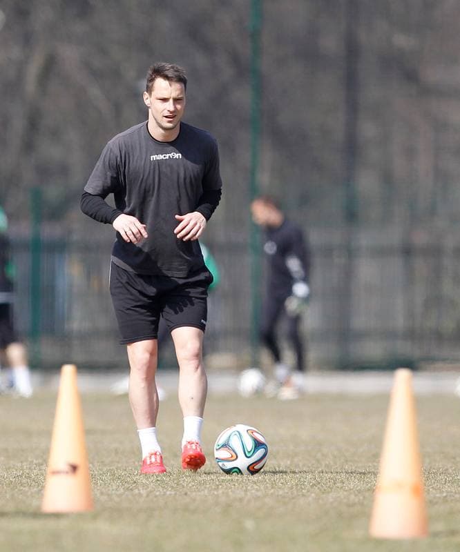 Football. GKS Katowice. Training. 19.01.2015