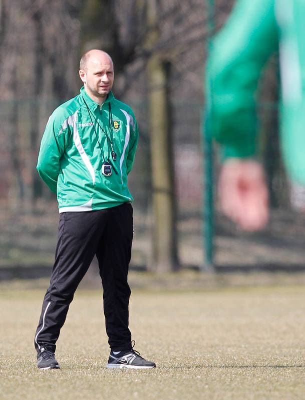 Football. GKS Katowice. Training. 19.01.2015