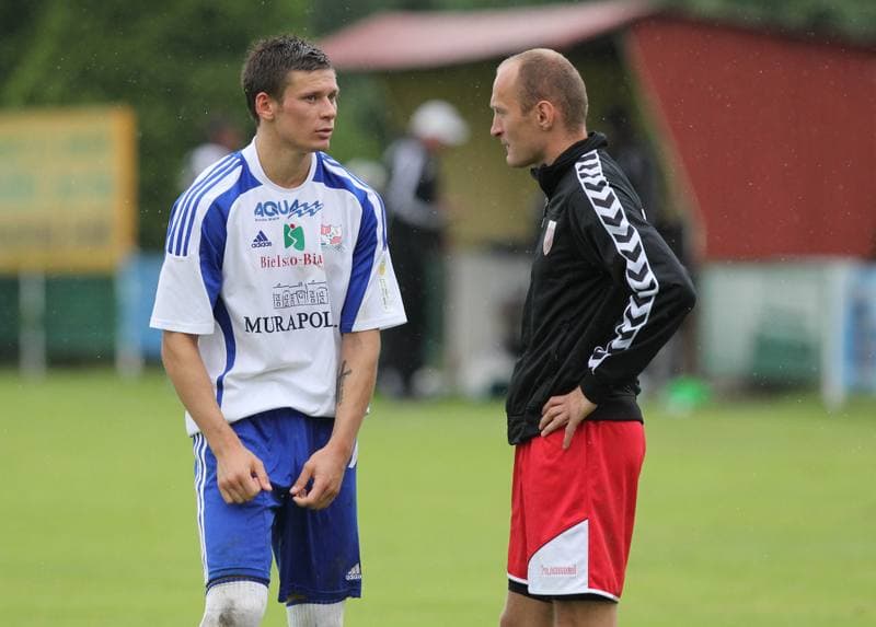 Football. Sparing. Podbeskidzie Bielsko-Biala - Polonia Bytom. 06.07.2011