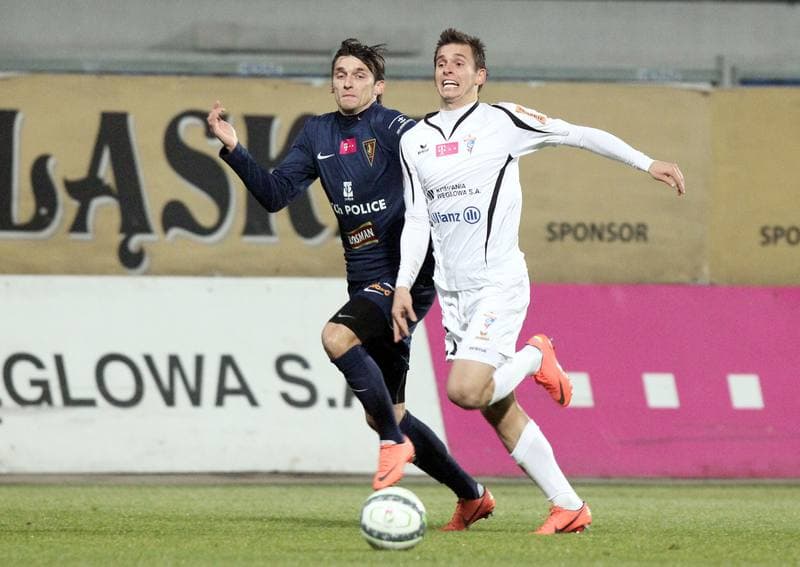 Football. T-Mobile Ekstraklasa. Gornik Zabrze - Pogon Szczecin. 24.11.2012