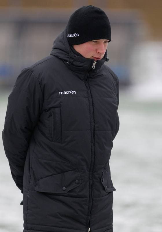 Football. GKS Katowice. Training. 24.01.2014