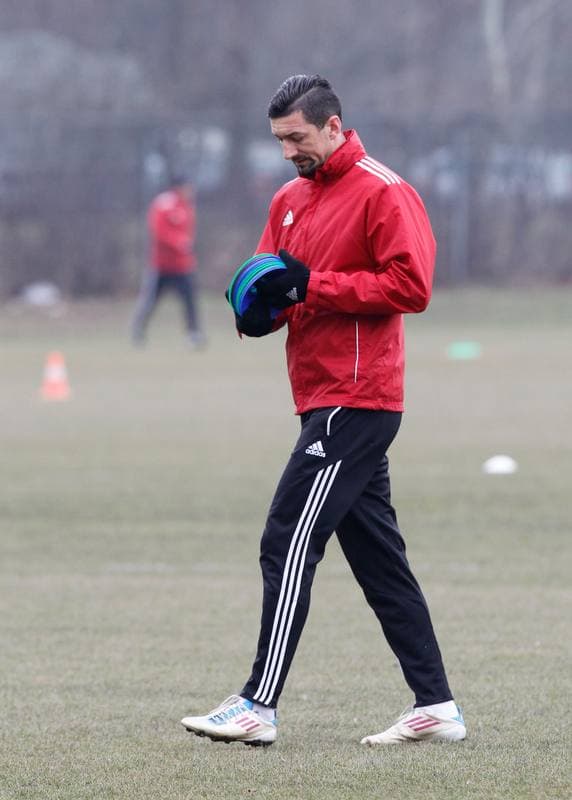 Football. Piast Gliwice. Training. 06.02.2014