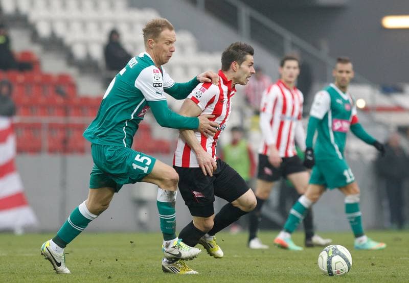Football. T-Mobile Ekstraklasa. Cracovia Krakow - Slask Wroclaw. 02.03.2014