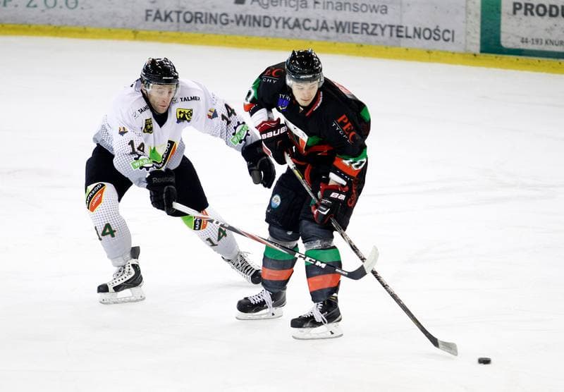 Ice Hockey. Polska Hokej Liga. Naprzod Janow - GKS Tychy. 19.10.2014