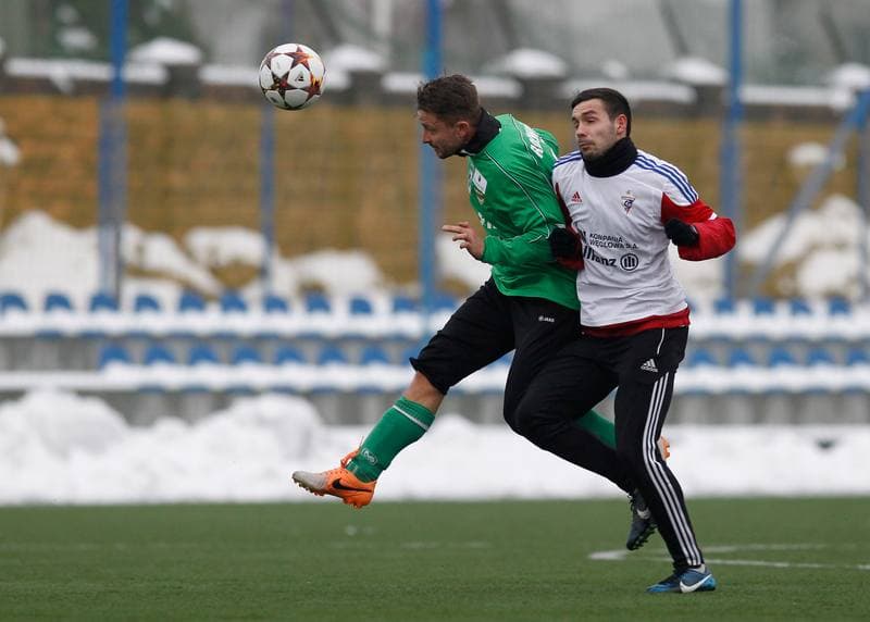 Football. Friendly Match. Rozwoj Katowice - Gornik II Zabrze. 28.01.2015