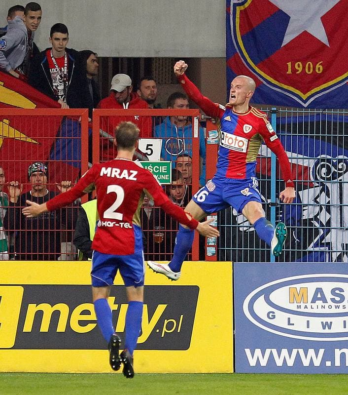 Football. PKO BP Ekstraklasa. Piast Gliwice - Wisla Krakow. 03.10.2015
