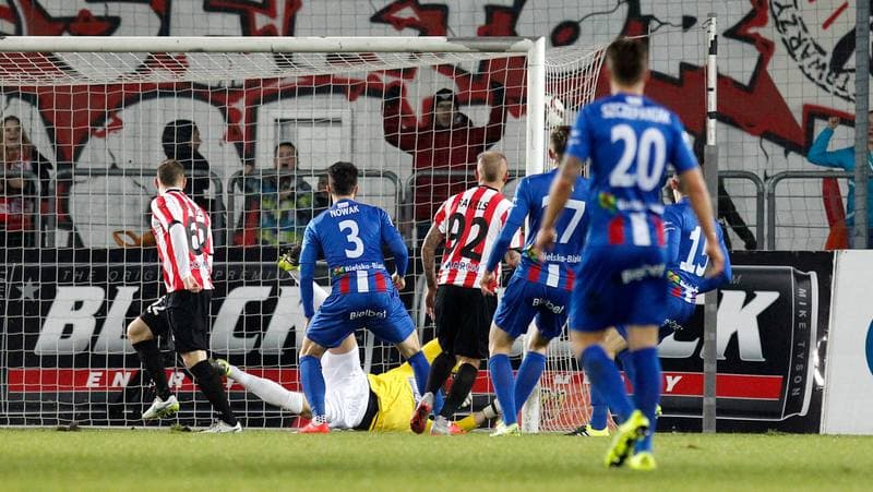 Football. PKO BP Ekstraklasa. Cracovia Krakow - Podbeskidzie Bielsko Biala. 02.12.2015