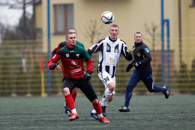 Football. II Liga. GKS Tychy - Sandecja Nowy Sacz. 10.02.2016