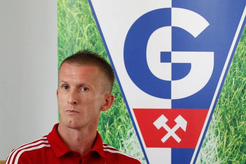 Football. Gornik Zabrze. Press Conference. 04.08.2016