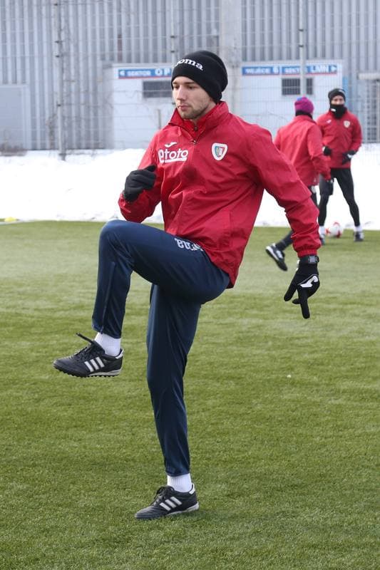 Football. Piast Gliwice. Training. 02.02.2017