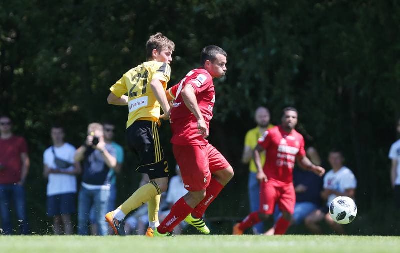 Football. Sparing. Zaglebie Sosnowiec - MFK Karvina. 04.07.2018