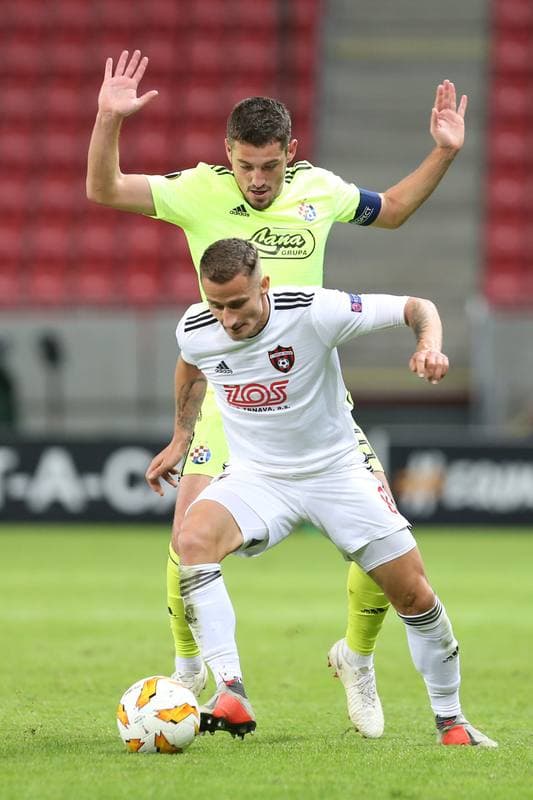Football. UEFA Europa League. Spartak Trnava - Dinamo Zagreb. 25.10.2018