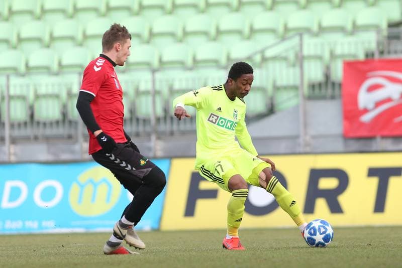 Football. Sparing. MFK Karvina - GKS Tychy. 01.02.2019