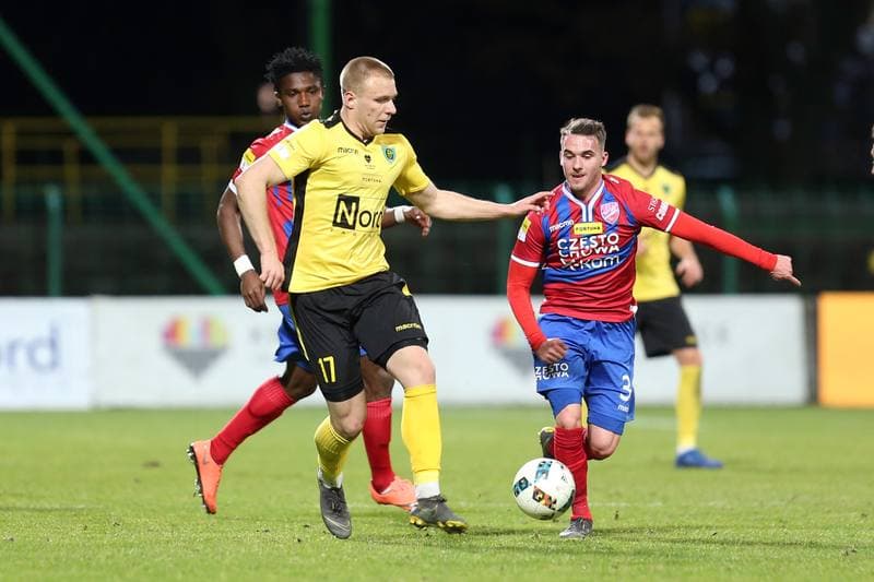 Football. Fortuna I Liga. GKS Katowice - Rakow Czestochowa. 09.03.2019