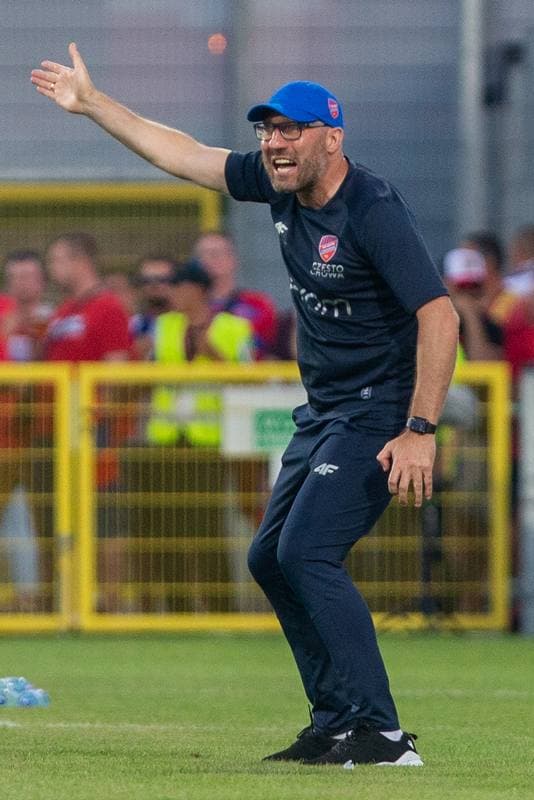 Football. UEFA Conference League. Rakow Czestochowa - Slavia Prague. 18.08.2022