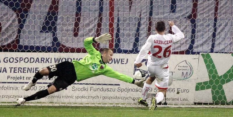 Football. Ekstraklasa. Polonia Bytom - Widzew Lodz. 01.10.2010