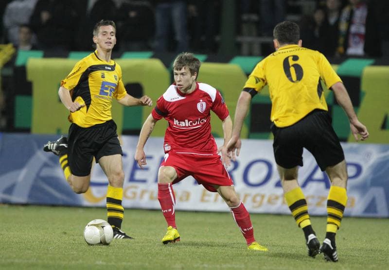Football. I liga. GKS Katowice - LKS Lodz. 05.08.2012