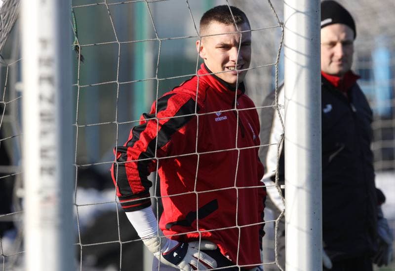 Football. Ruch Radzionkow. Training. 17.01.2011