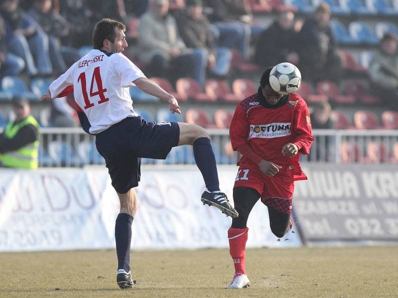 Football. I liga. Piast Gliwice - Odra Wodzislaw Slaski. 05.03.2011