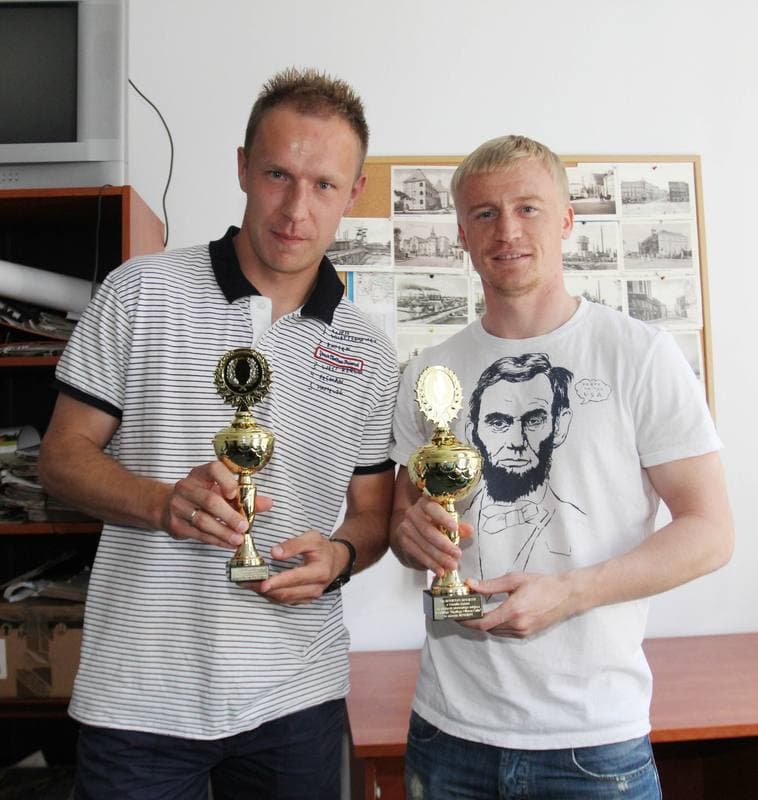 Football. Slaski Pilkarz Faktu. Michal Zichlarz - Mariusz Magiera. 31.05.2011