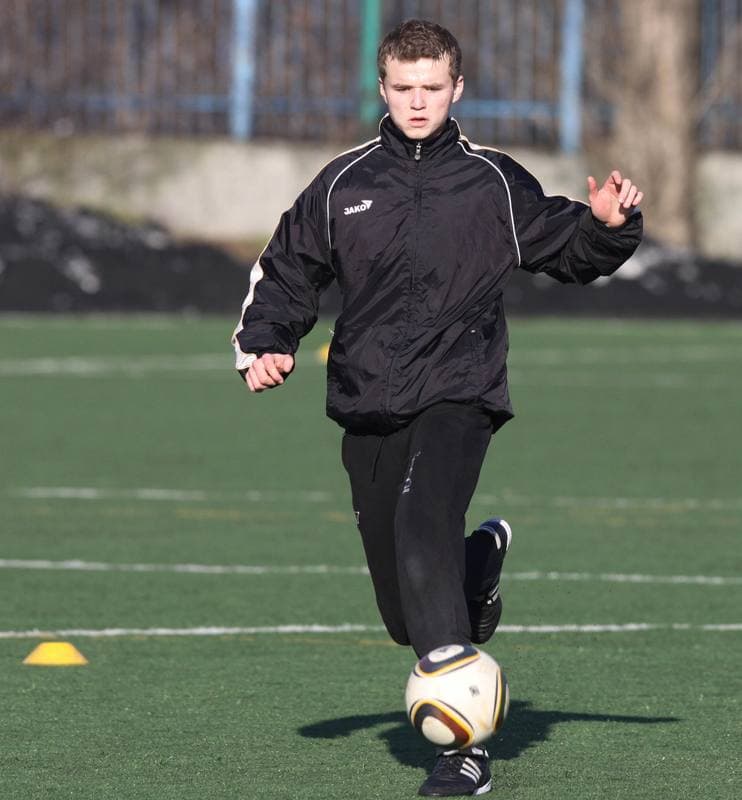 Football. Ruch Radzionkow. Training. 17.01.2011