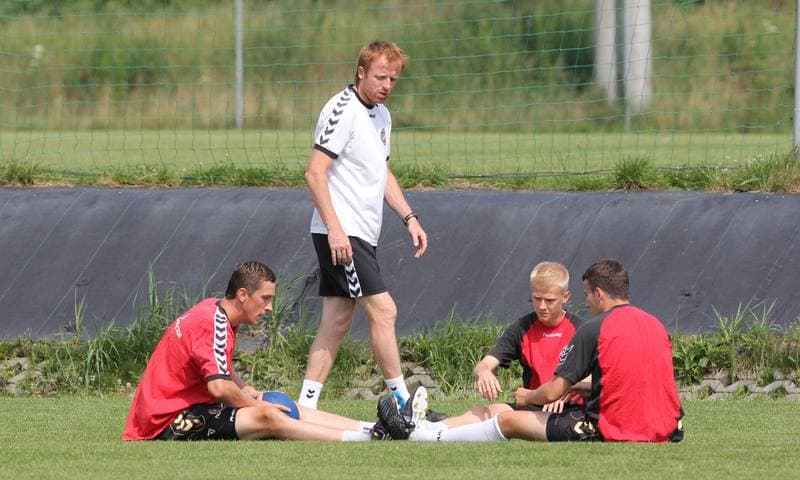 Football. Polonia Warszawa. Training. 14.07.2011