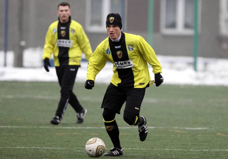 Football. Sparing. Ruch Radzionkow - LZS Piotrowka. 19.02.2011