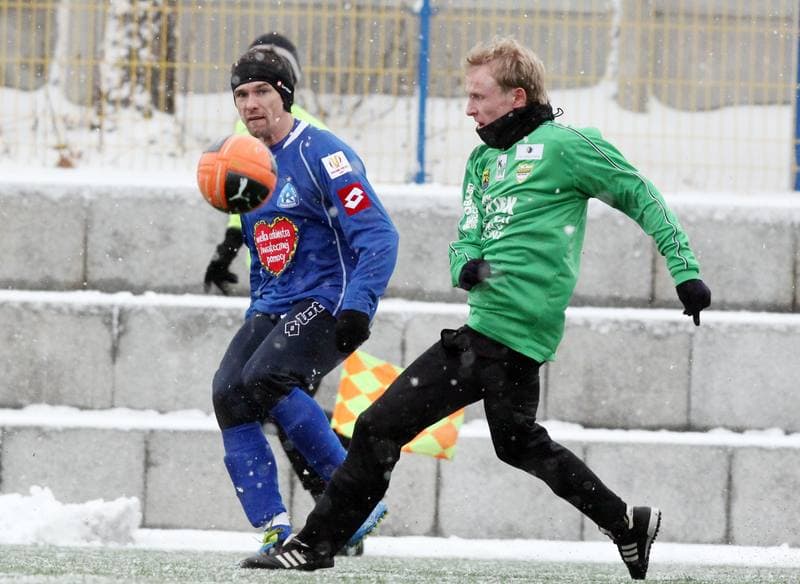 Football. Sparing. Rozwoj Katowice - Ruch Chorzow. 14.01.2012