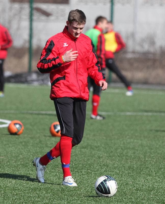 Football. Gornik Zabrze. Training. 05.03.2012