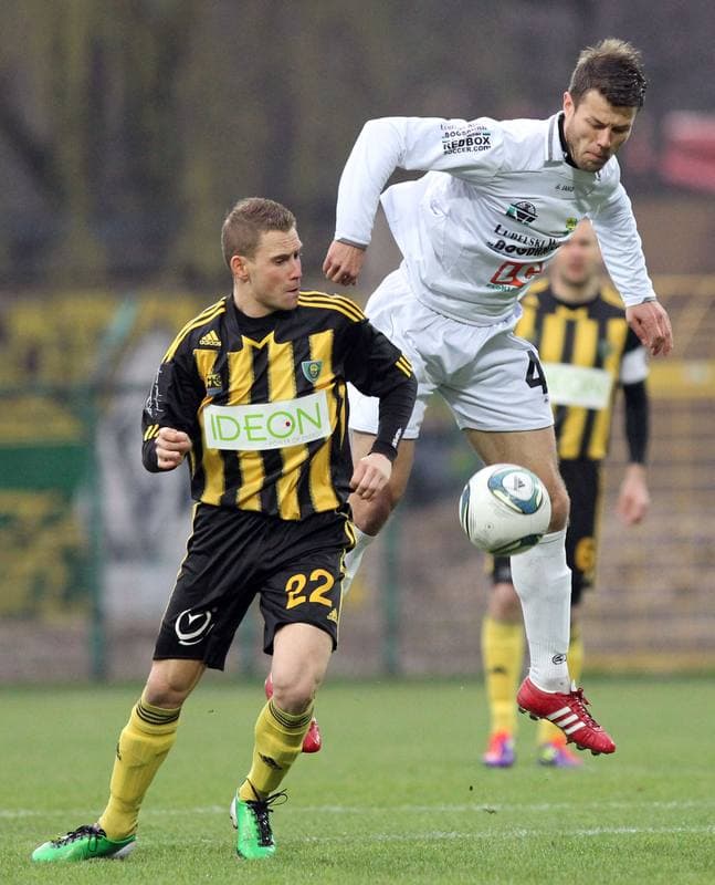 Football. I liga. GKS Katowice - Bogdanka Leczna. 30.03.2013