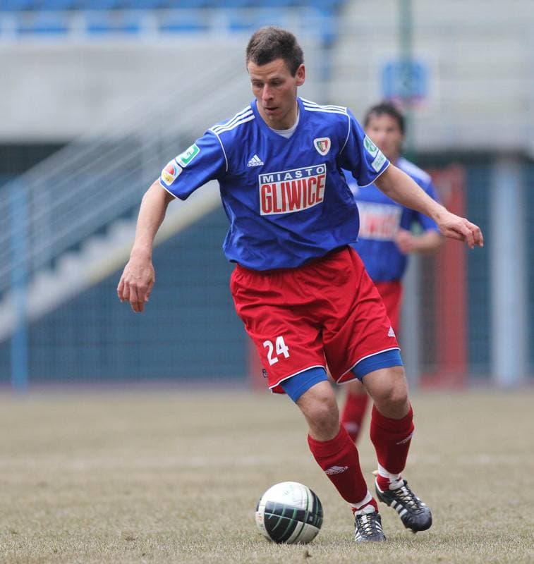 Football. Sparing. Piast Gliwice - Kolejarz Stroze. 10.03.2012