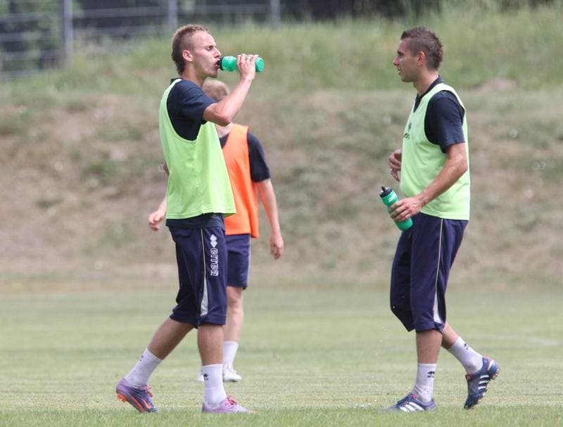 Football. Piast Gliwice. Training. 22.06.2011