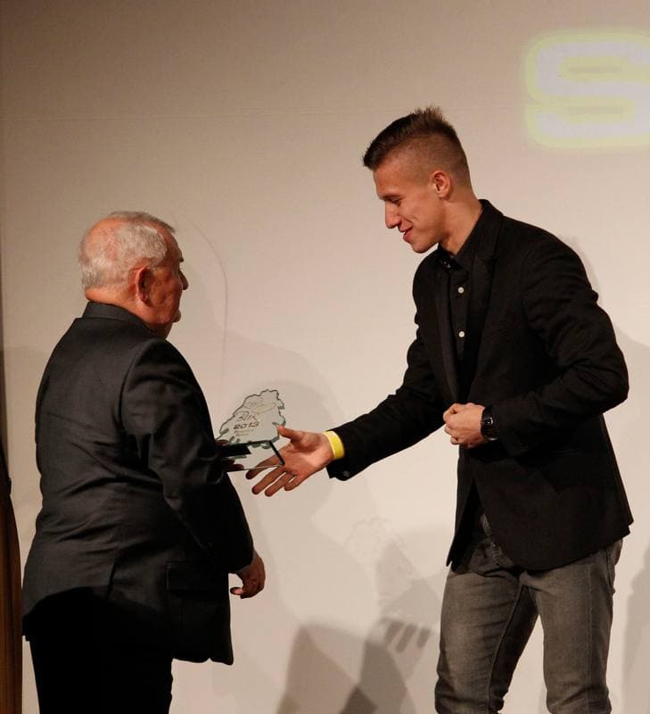 Football. GKS Katowice. Press Conference. 10.12.2013