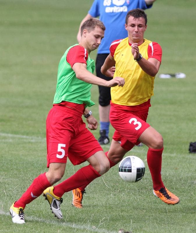Football. Gornik Zabrze. Training. 11.01.2011