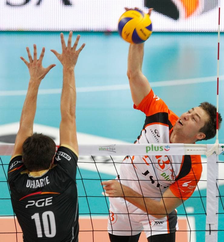 Volleyball. PlusLiga. Jastrzebski Wegiel - Skra Belchatow. 29.01.2014