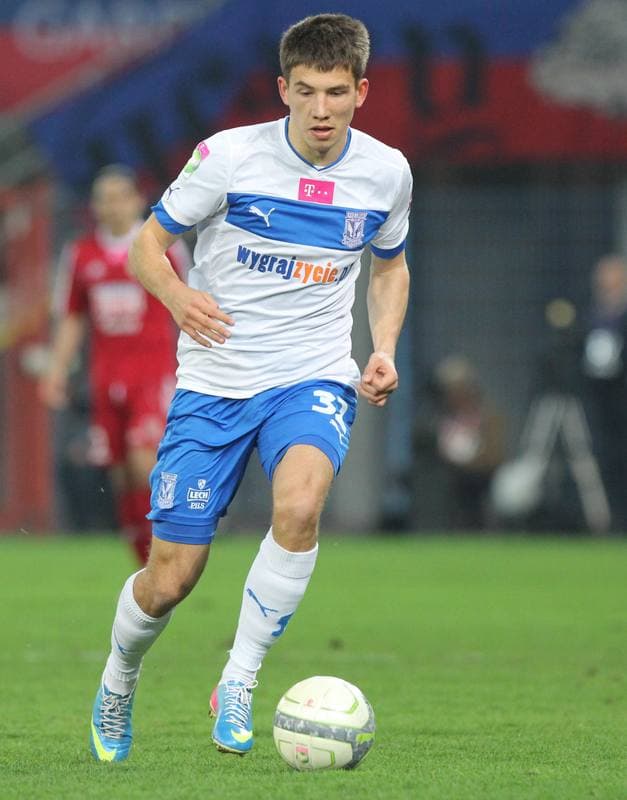 Football. T-Mobile Ekstraklasa. Piast Gliwice - Lech Poznan. 15.04.2013