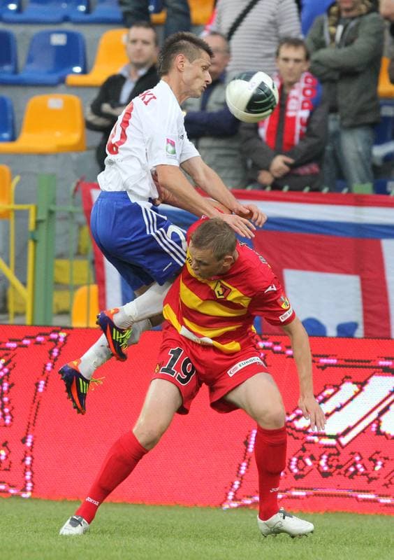 Football. T-Mobile Ekstraklasa. Podbeskidzie Bielsko-Biala - Jagiellonia Bialystok. 01.08.2011